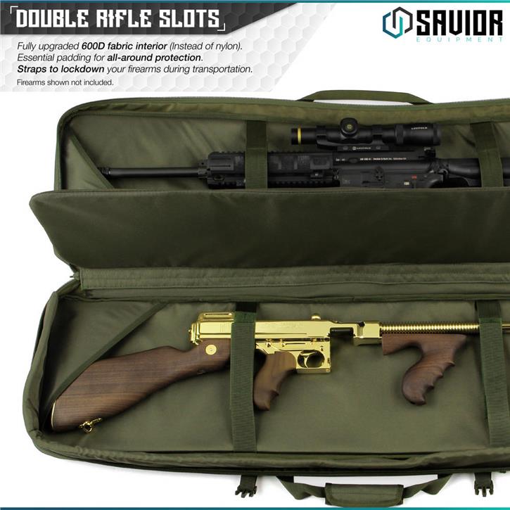 SAVIOR URBAN WARFARE Çift Kapasiteli Tüfek Çantası 51" (K.Yeşil)