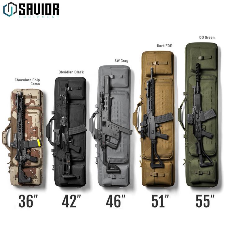 SAVIOR URBAN WARFARE Çift Kapasiteli Tüfek Çantası 36" (Kamuflaj)