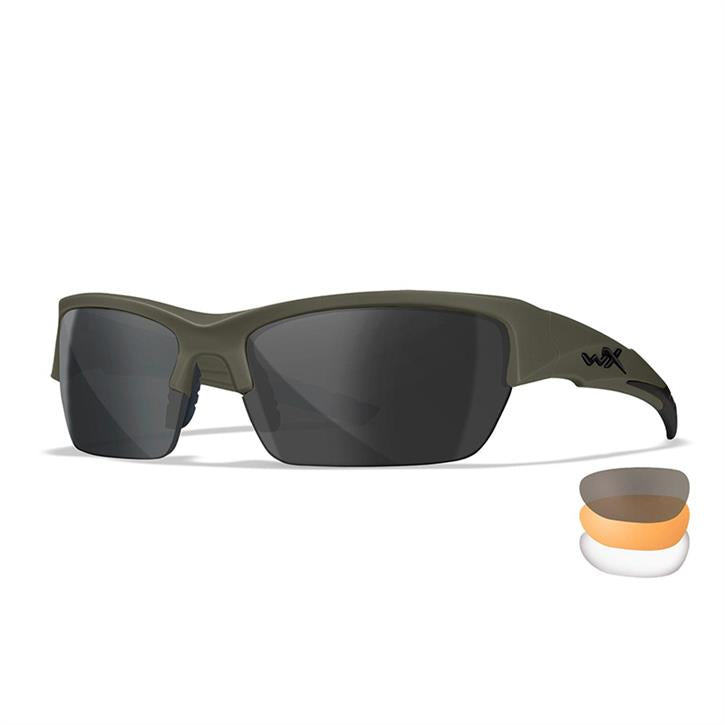 WILEY X VALOR 2.5 Balistik Gözlük (3 Lens)