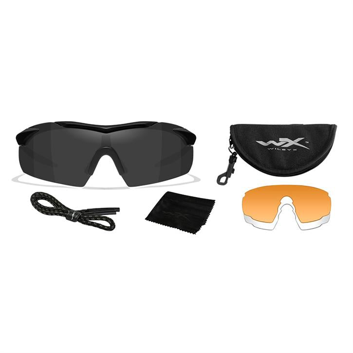 WILEY X VAPOR 2.5 Balistik Gözlük (3 Lens)